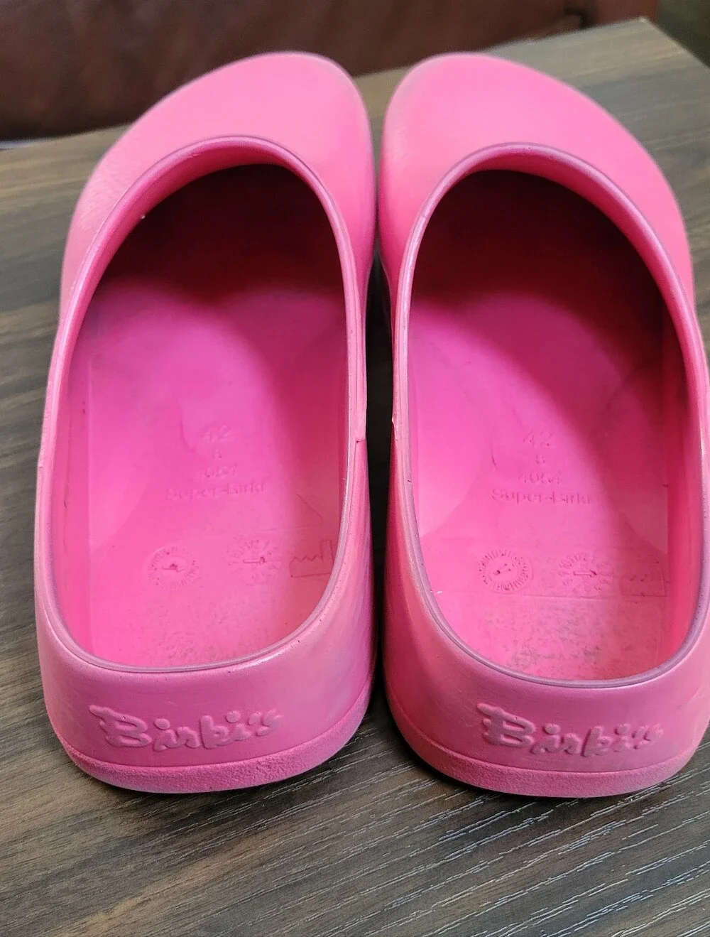 Birkenstock Pink Rubber Clog Men 9 EU Size 42 Waterproof Garden Comfort Chef